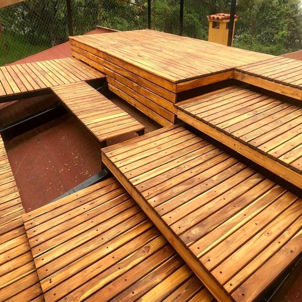 Canva 1 - Deck de Madeira Teca 9cm - Padrão 1080 x 1080 Deck de Madeira Teca 9cm