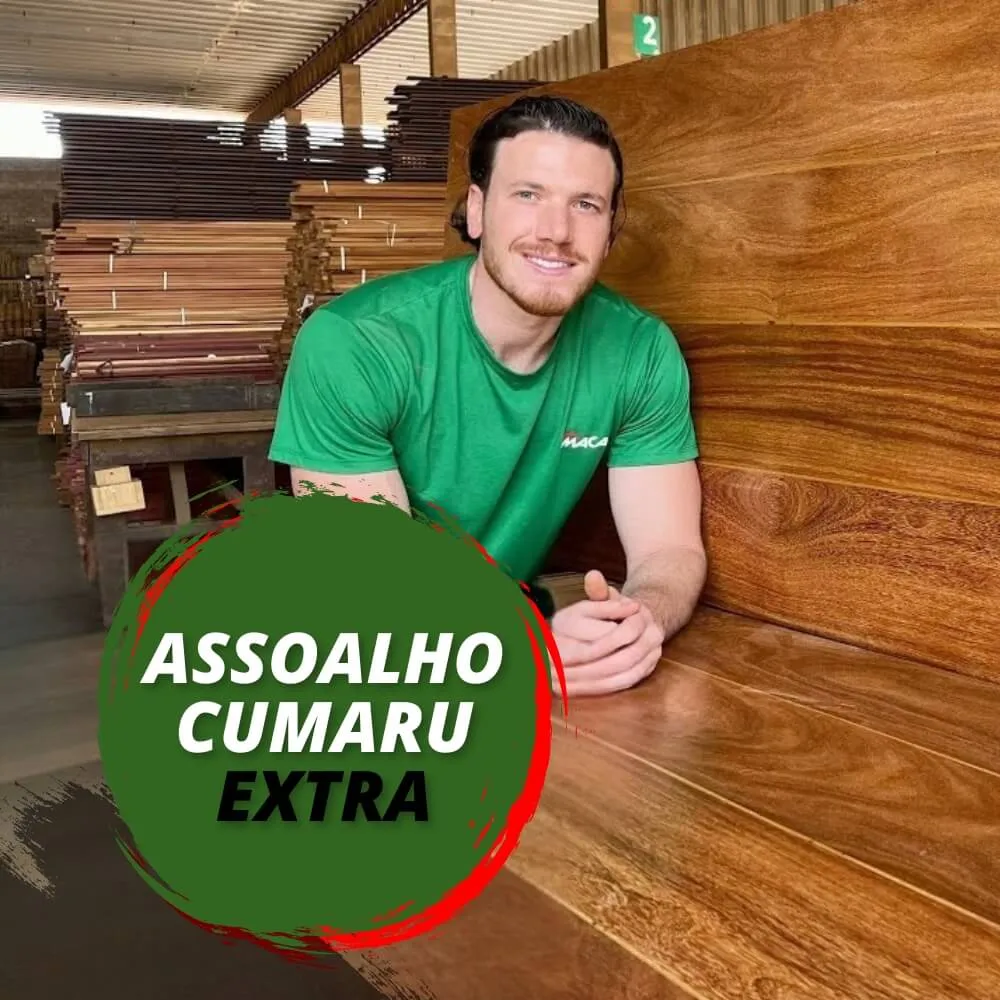 Assoalho Cumaru Extra 15cm