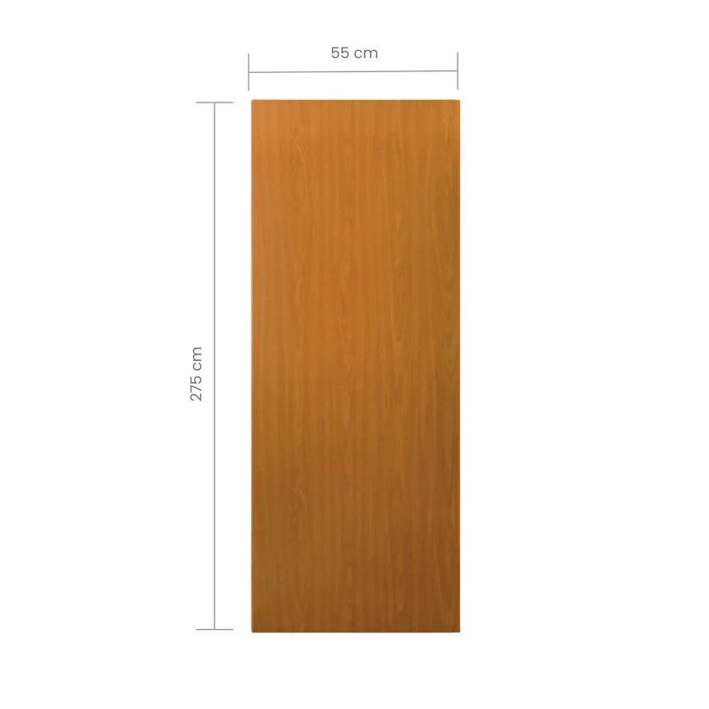 Porta Madeira Prancheta Mogno Lisa 275x55x2,2cm 02