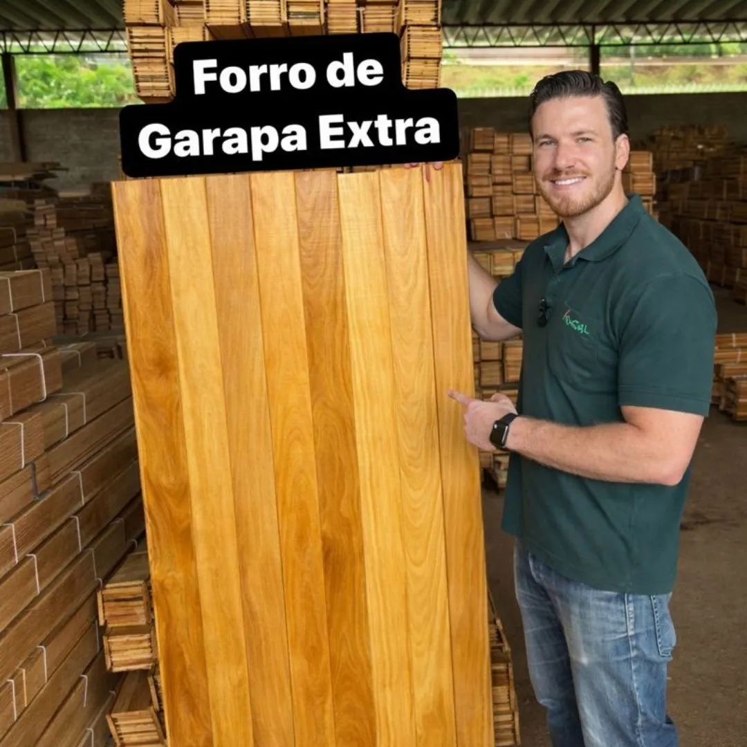 Forro Garapa Extra 10cm Forro Garapa Extra 10cm