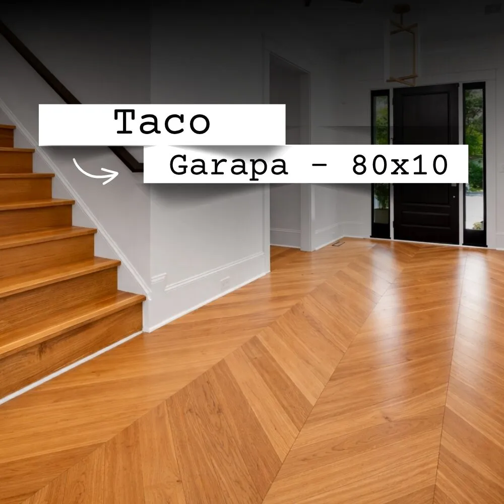 Capa Video Taco de Garapa 80x10 Capa Video Taco de Garapa 80x10