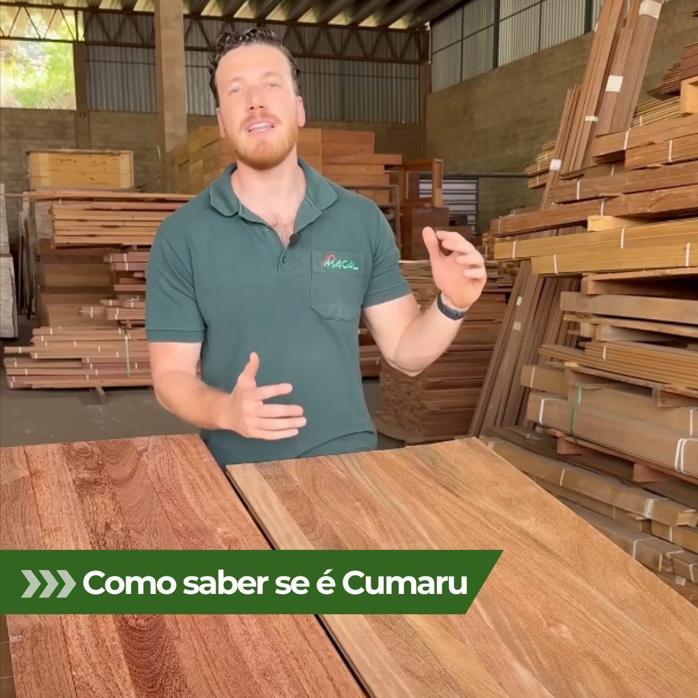 Como saber se realmente é Cumaru ferro ou Cumaru rosa? Não seja enganado…