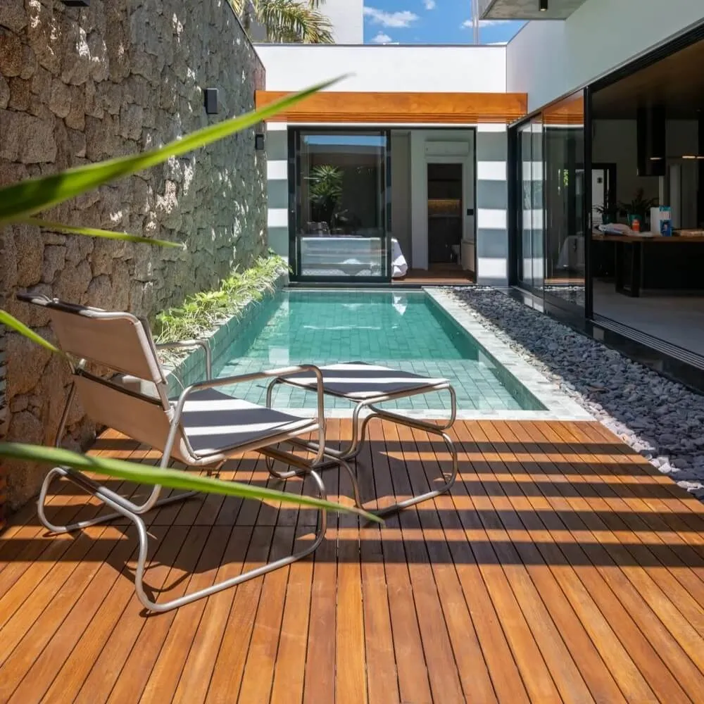 Deck Cumaru Extra 10cm - peças de 3,5m