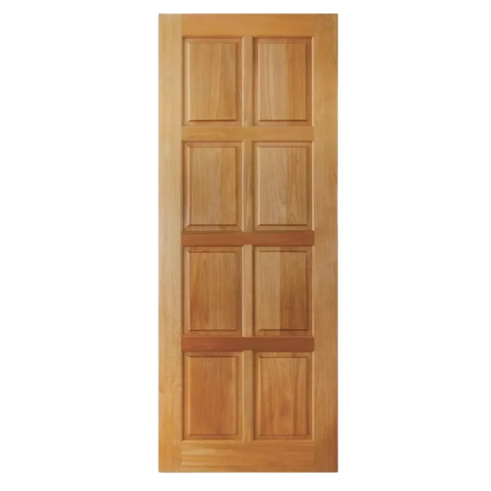 Porta Madeira Maciça Tauari Americana 8 almofadas 210 x 82 x 3,5 cm 02