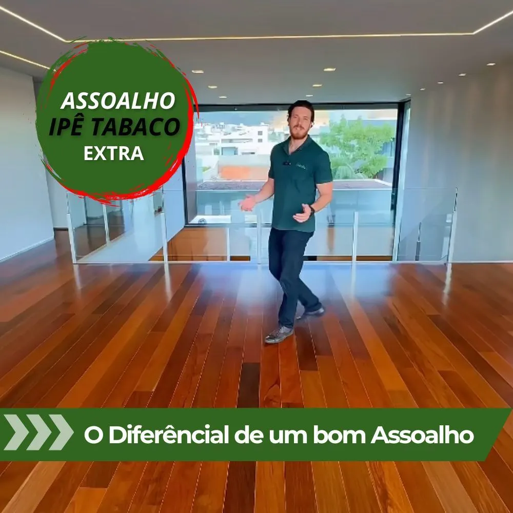 Assoalho Ipê extra 14 Assoalho Ipe Tabaco Extra 7cm Curto