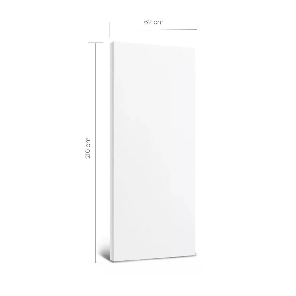 Porta Madeira Prancheta Primer Branca Cheia 210x62x3,5cm 02
