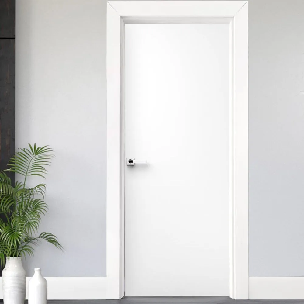 Porta Madeira Prancheta Primer Branca Cheia 210x82x3,5cm 03