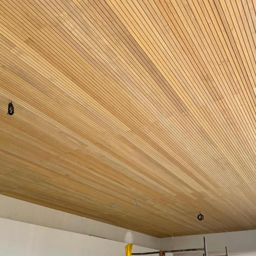 Canva 6 - Painel Ripado Abiurana Amarela Extra 9 cm - Padrão 1080 x 1080 Ripado de Madeira Abiurana Extra 9cm