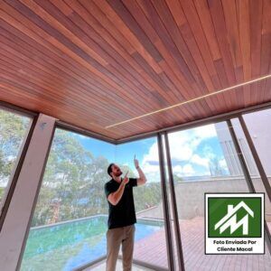 Forro Cumaru Extra 10cm - Peças de 75cm