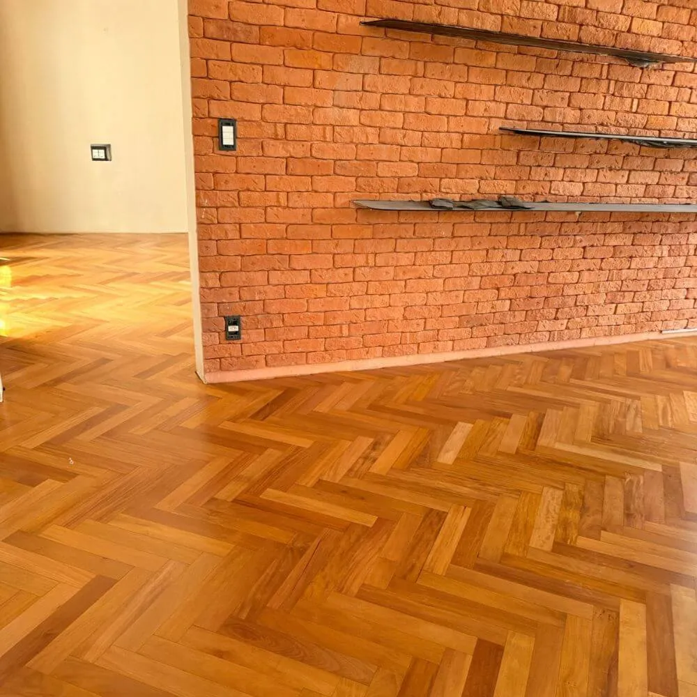 Taco Garapa Extra 42x7 Piso de Madeira Taco Garapa Extra 42x7