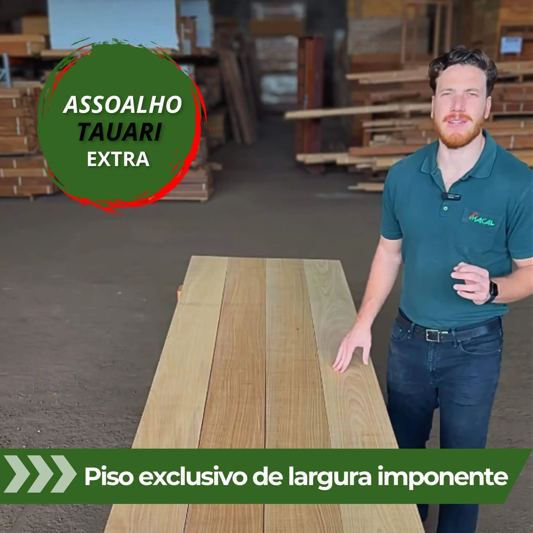 Assoalho Tauari Extra 20cm