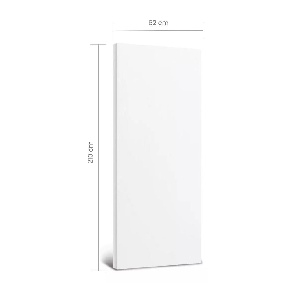 Porta Madeira Prancheta Branca Cheia 2 linha 210x62x3,5cm 02