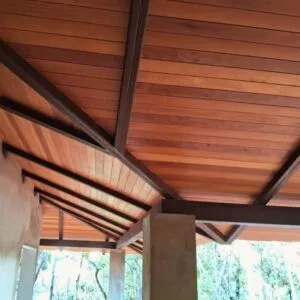 Forro Garapa Extra 10cm - Peças de 1,00m (Junta Tradicional)