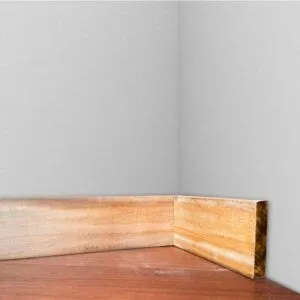 Rodapé de Madeira Garapa – 10cm - Peças de 1m