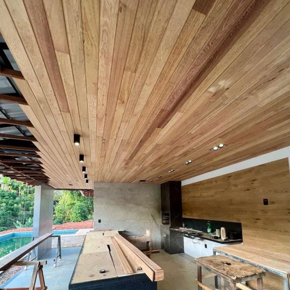 Forro Lambri Madeira Angelim Extra 03