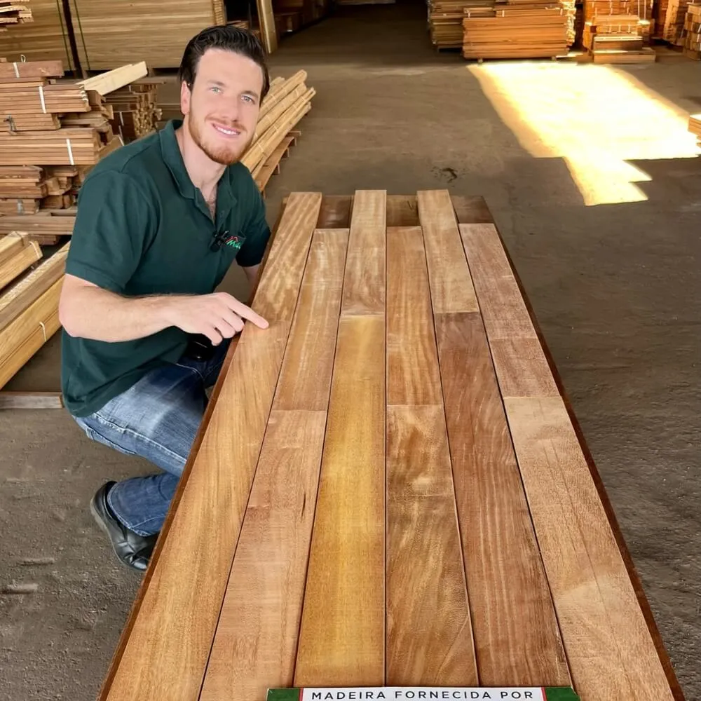 Deck Garapa Extra 9cm Deck Garapa Extra 9cm- Peças de 1,53m