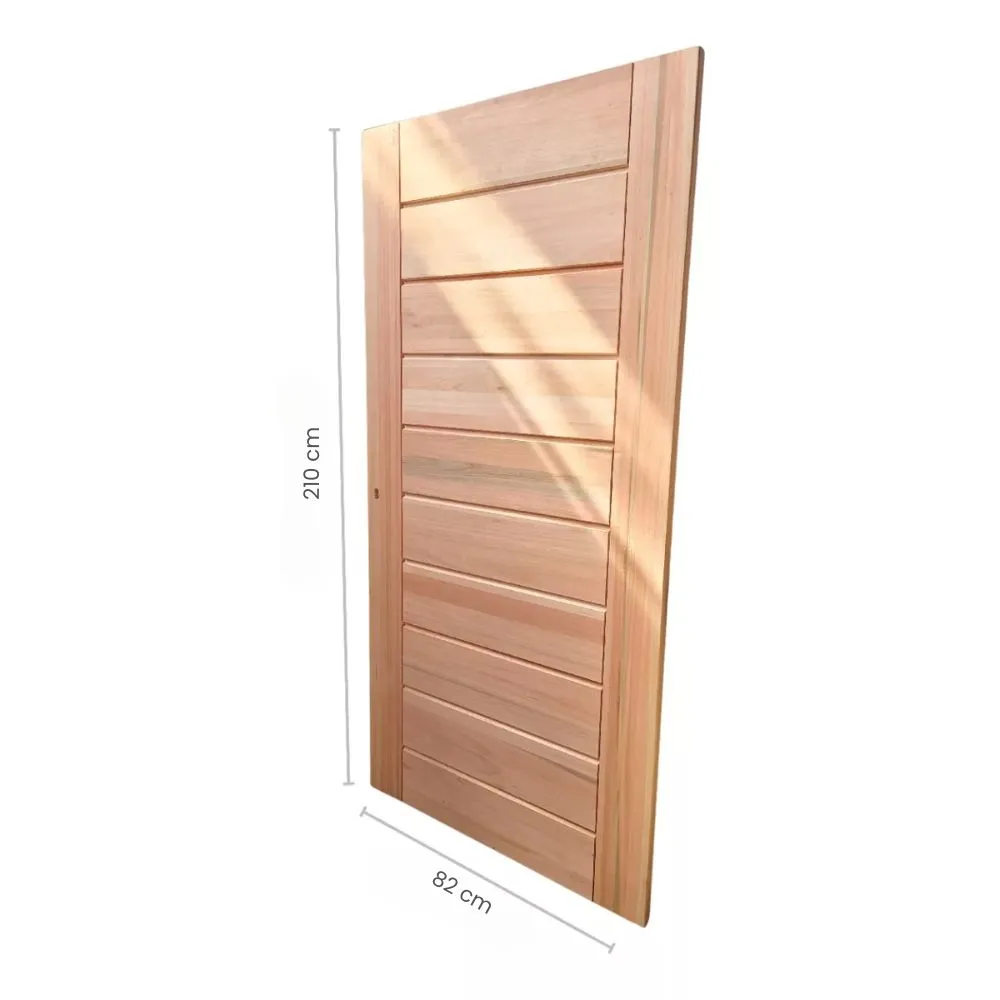 Porta Madeira Maciça Eucalipto Big Brother 210x82x3,5cm (2)