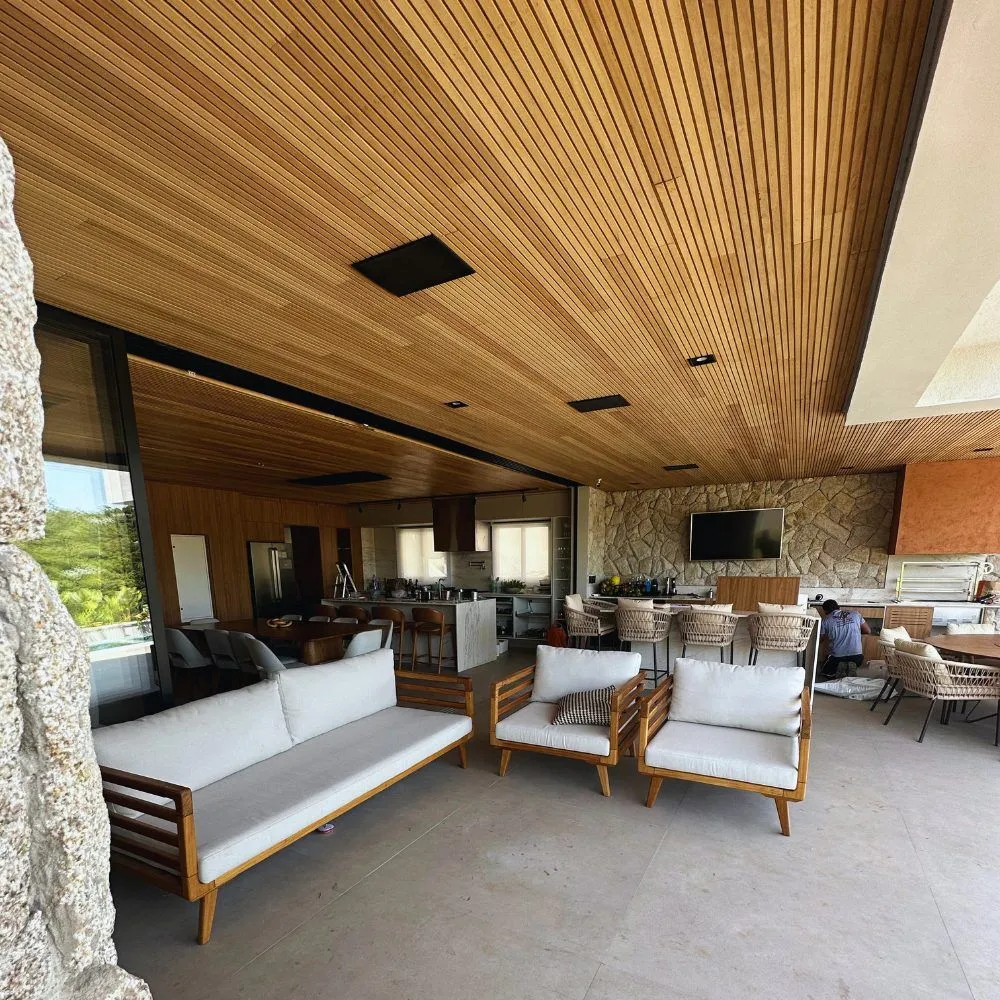 Ripado de Madeira Tauari Extra 9cm Ripado de Madeira Tauari Extra 9cm