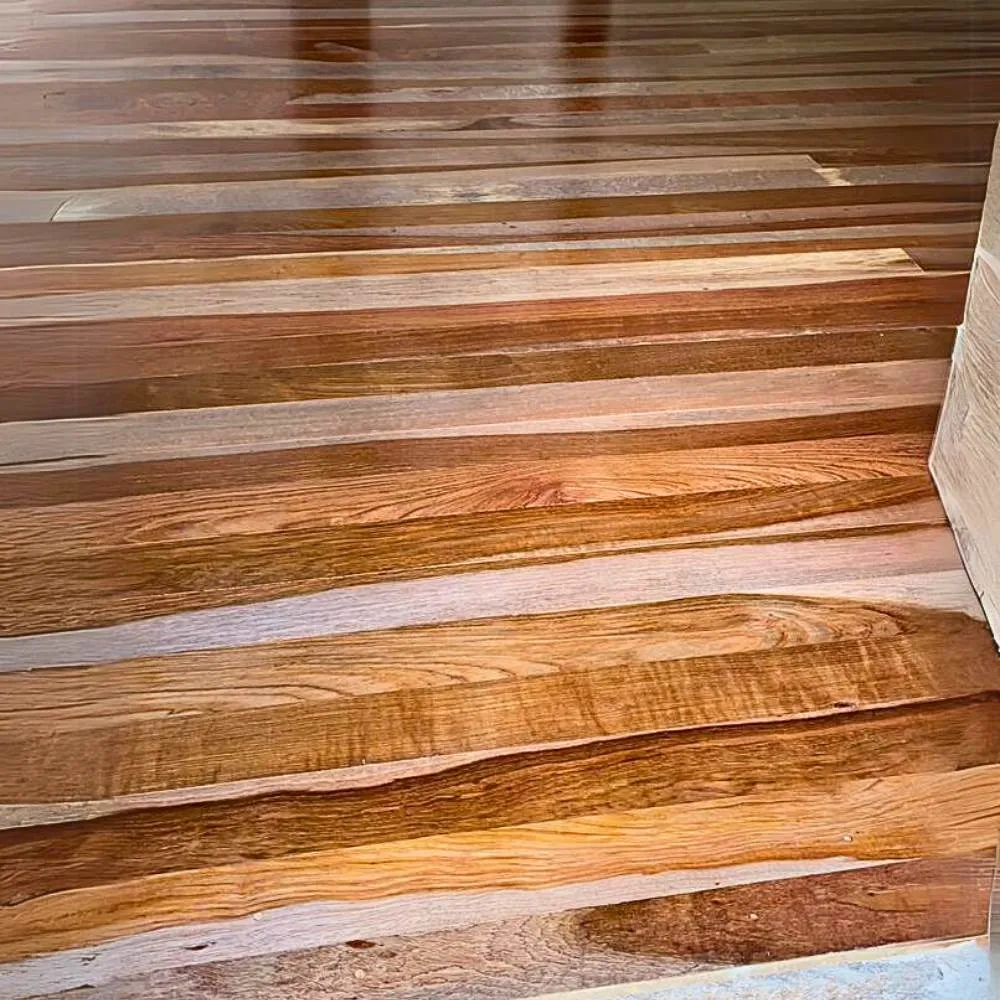 Asssoalho Muiracatiara Rajado 15 cm