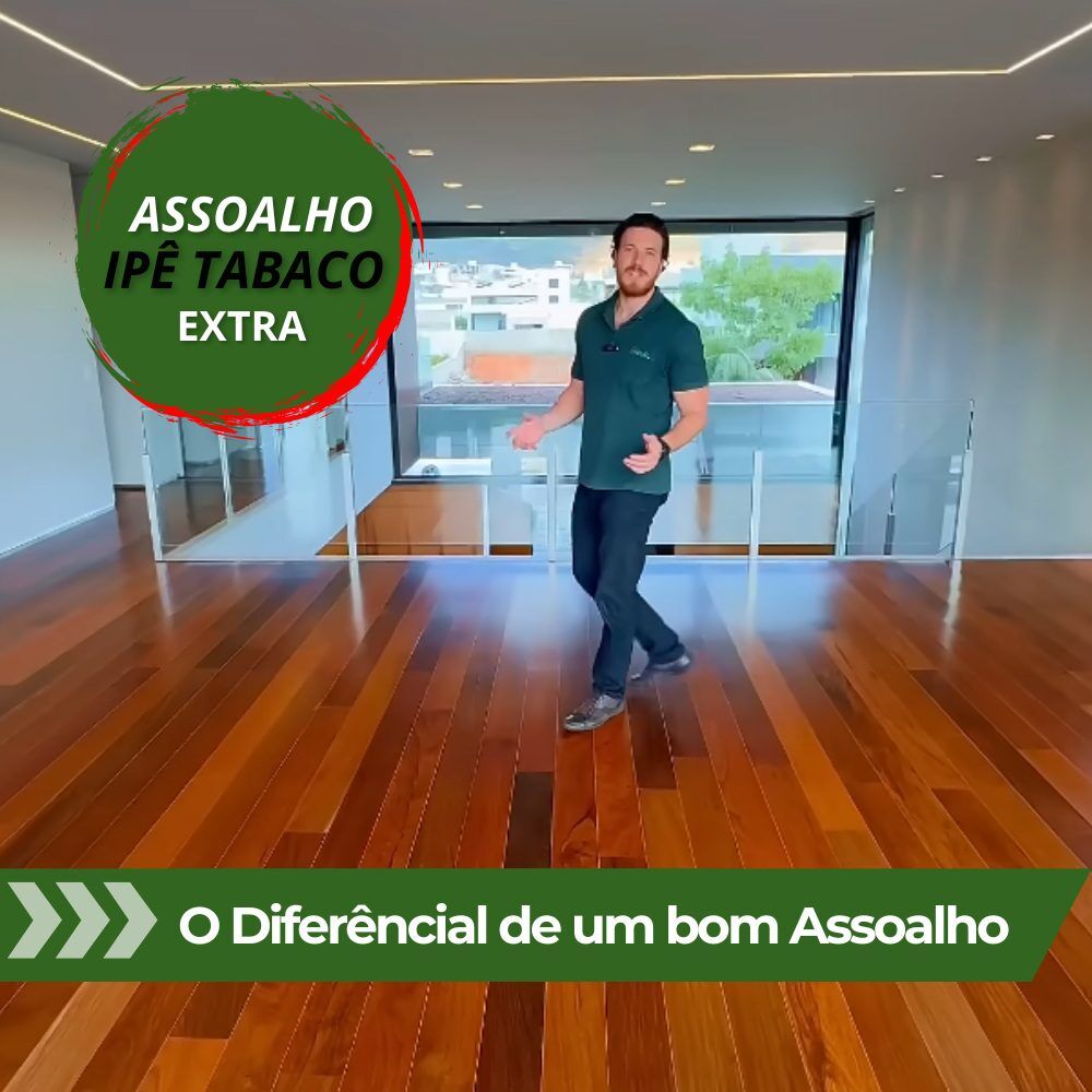 Assoalho Ipê extra 14 Assoalho Ipe Tabaco Extra 7cm Curto