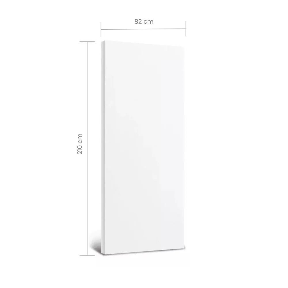 Porta Madeira Prancheta Primer Branca Lisa 210x82x3,5cm 02