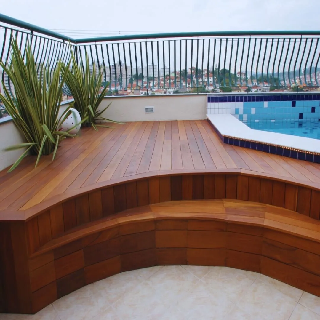 Deck Ipe Tabaco Extra 10cm Curto Deck Ipe Tabaco Extra 10cm Curto