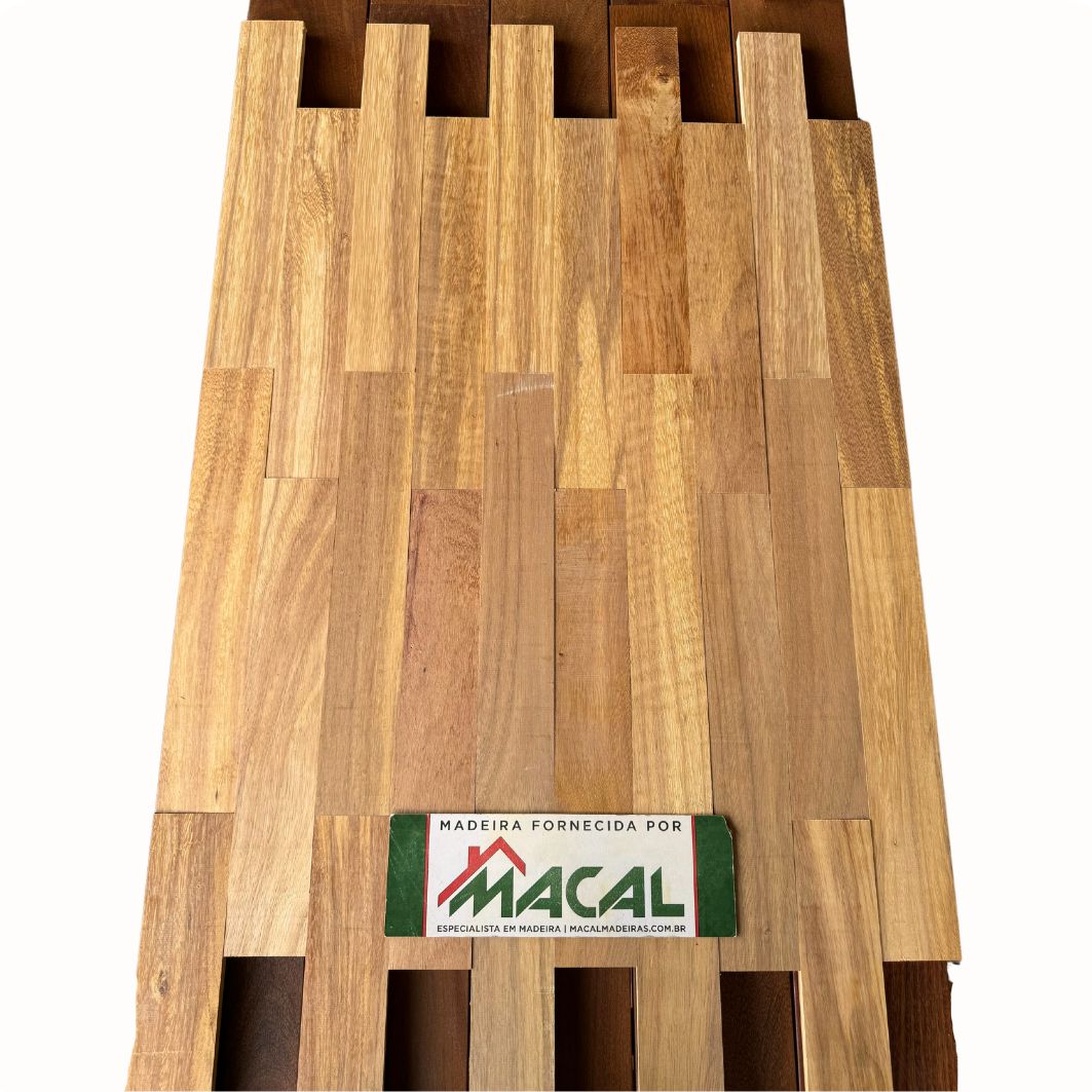 Taco Sucupira Amarela 42x7 Macal Madeiras