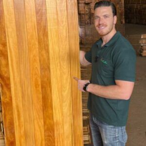 Forro Garapa Extra 10cm - Peças de 1,85m (Junta Tradicional)