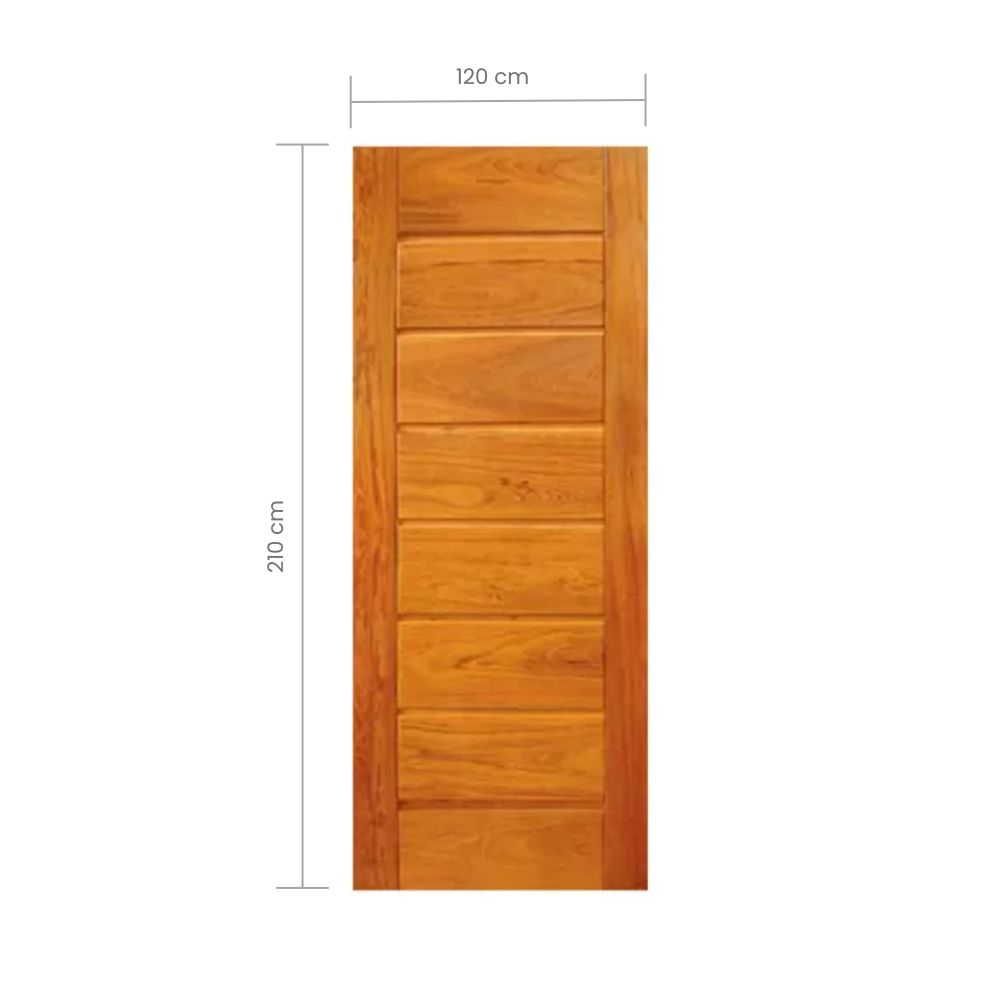 Porta Madeira Maciça Angelim Big Brother 210x120x3,5cm 02