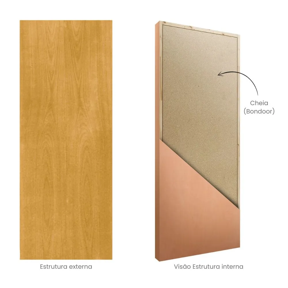 Porta Madeira Prancheta Tauari Lisa Cheia 210x82x3,5cm 04