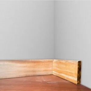 Rodapé de Madeira Garapa – 10cm - Peças de 1m