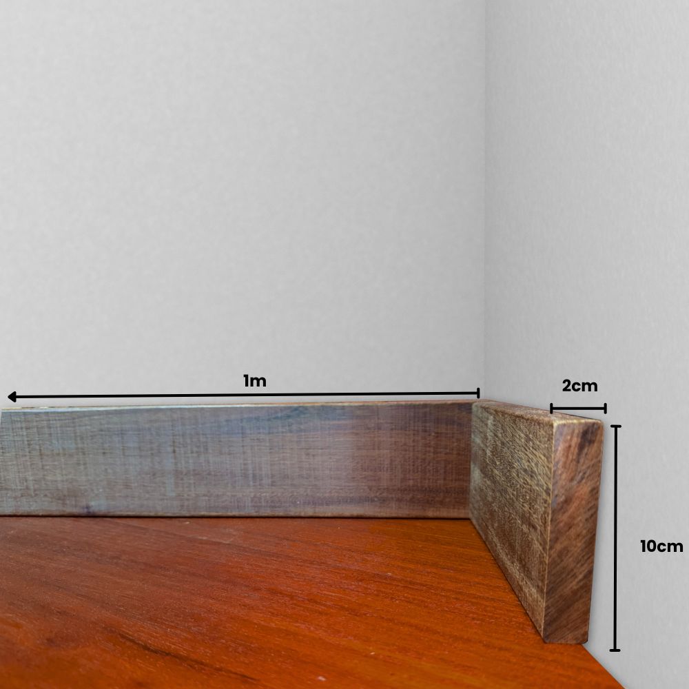 Rodapé de Madeira Ipê Tabaco 10cm 02