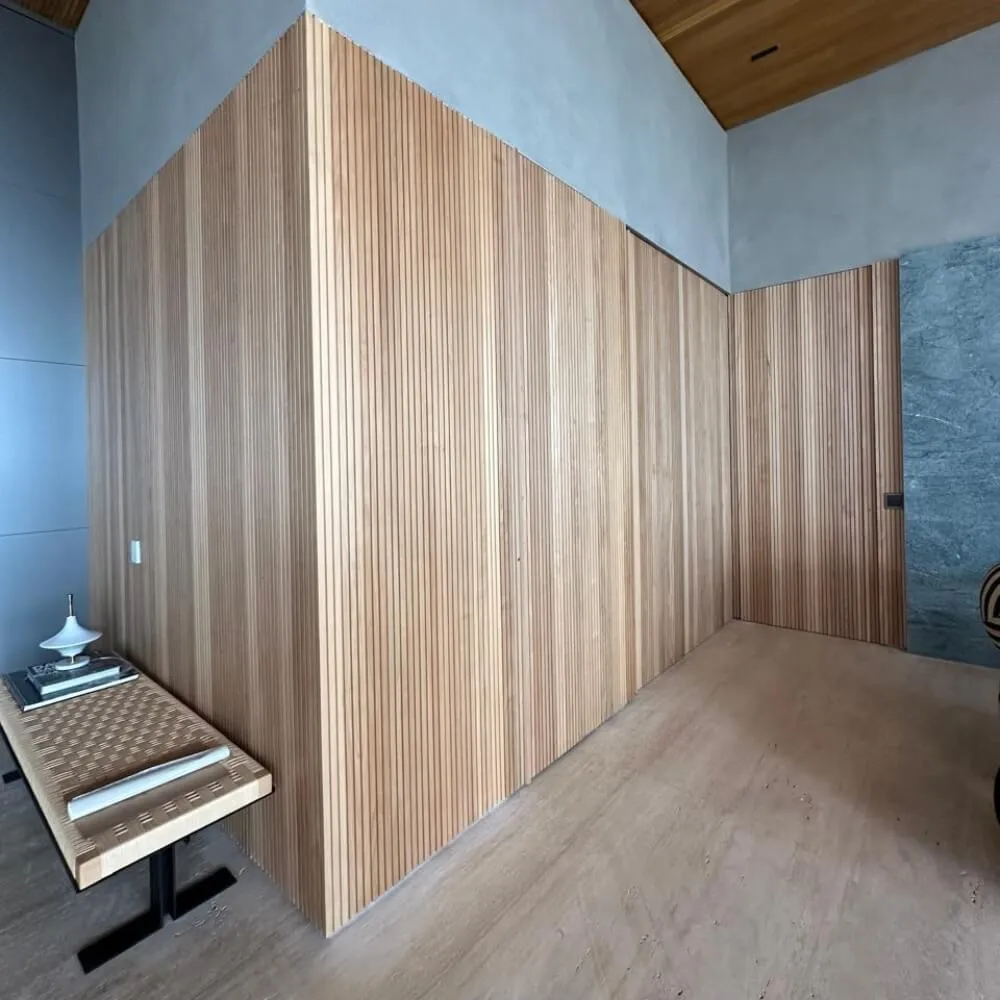 Ripado de Madeira Tauari Extra 10cm Ripado de Madeira Tauari Extra 10cm