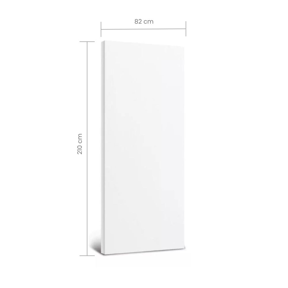 Porta Madeira Prancheta Primer Branca Lisa 210x82x3,5cm 02