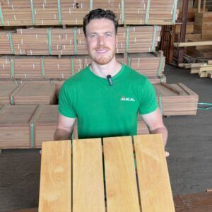 Deck Cumaru Extra 14cm - Peças de 1,53m