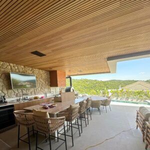 Ripado de Madeira Tauari Extra 10cm - Peças de 1,87m