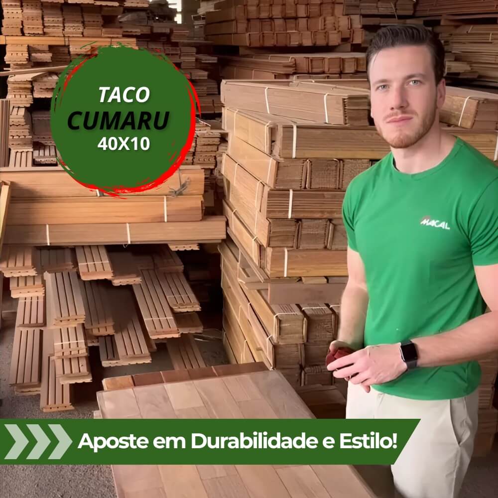 Taco Cumaru Extra 40x10 cm