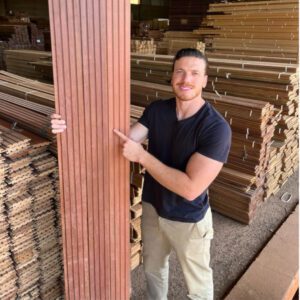 Ripado de Madeira Paraju Extra 12cm