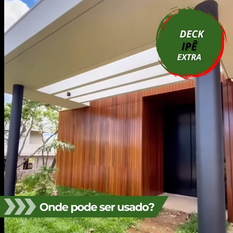 Deck Ipê extra - Macal na sua casa