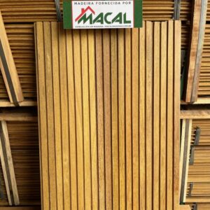 Ripado de Madeira Angelim Ouro Extra 6cm - Peças de 1,57m