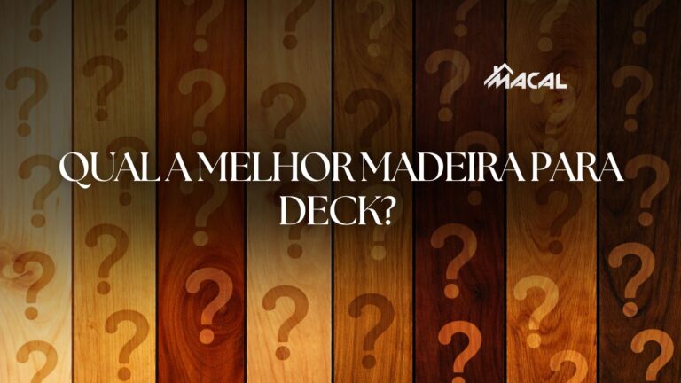 Madeira para deck