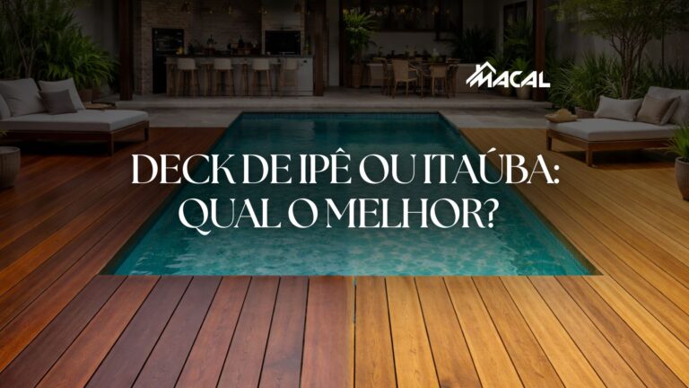 Deck de ipê ou itaúba