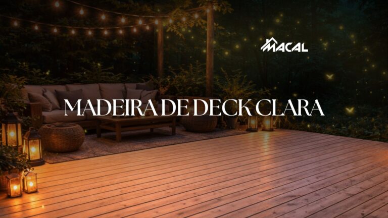 Madeira de deck clara