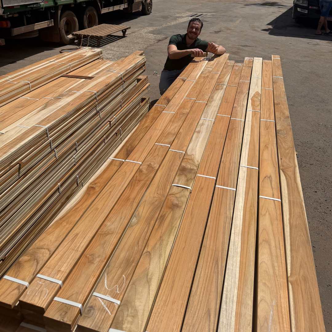 Deck de Madeira Teca 9cm