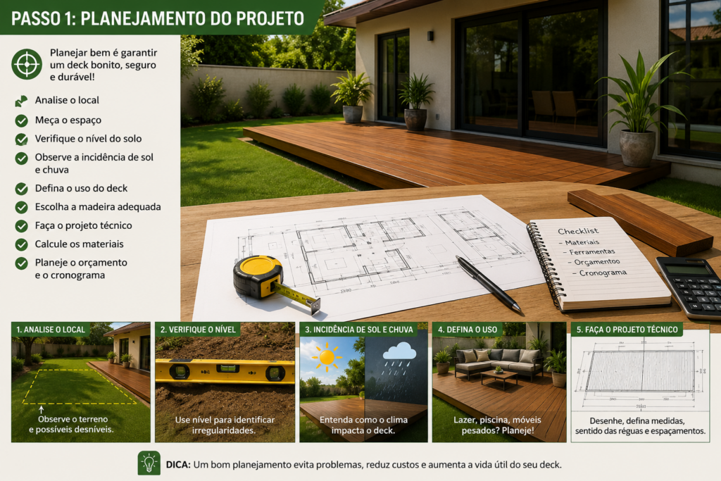 Instalação de Deck