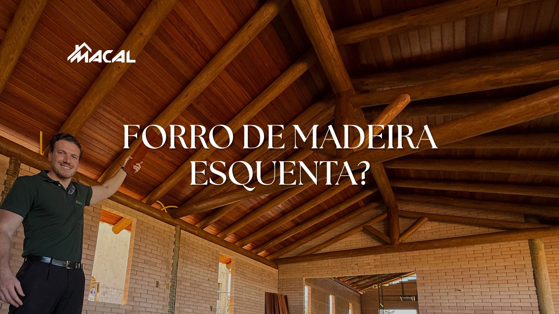 Forro de madeira esquenta? Entenda o conforto térmico de forma prática